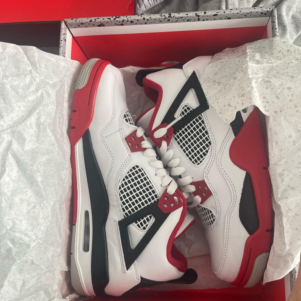 Selling these brand new fire red retros for 478